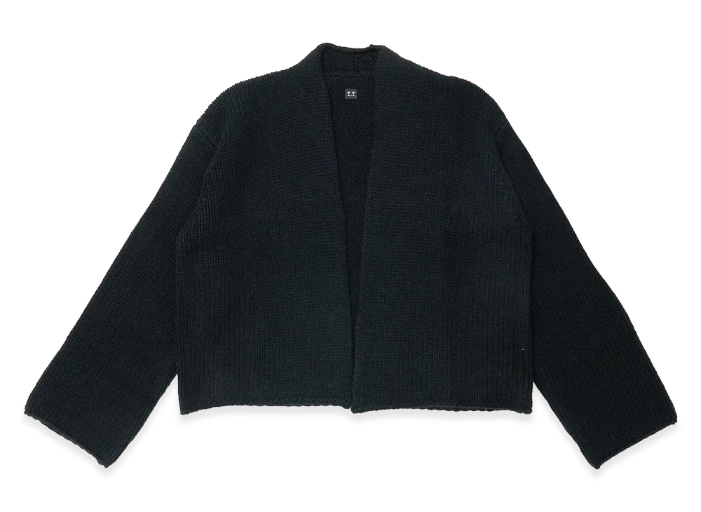 T.T Taiga Takahashi Women's Cashmere Cardigan "Black"