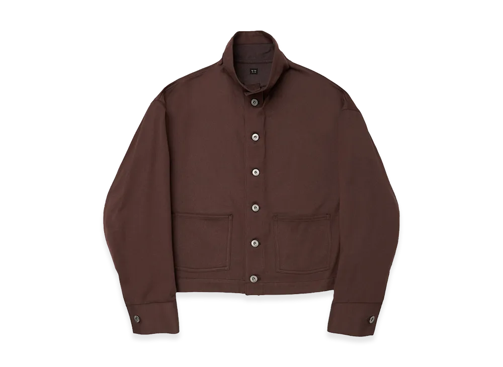 T.T Taiga Takahashi Women's Funnel Neck Coverall Jacket "Brown"