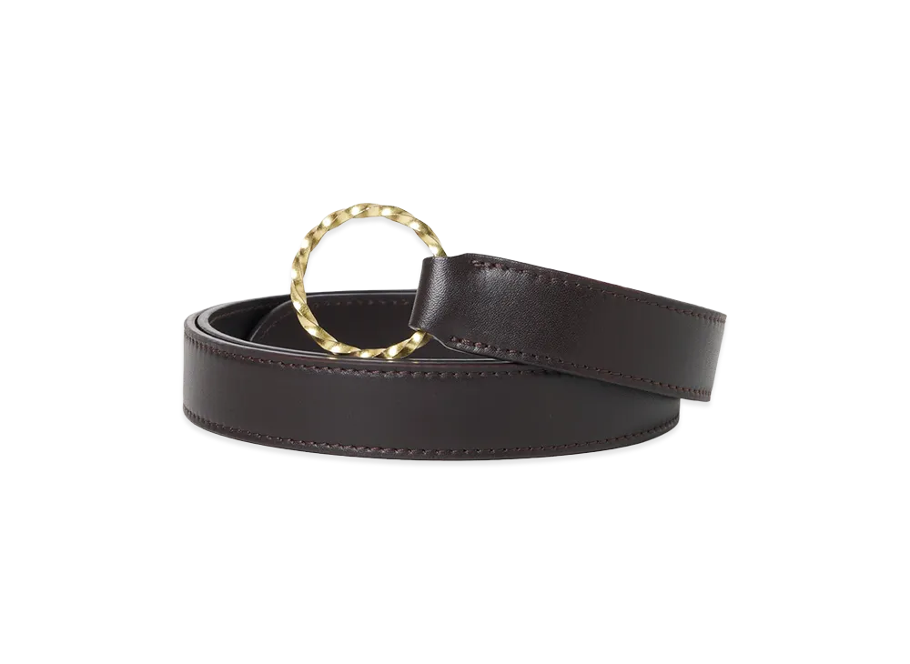 T.T Taiga Takahashi Women's Infinite Circle Belt "Burgundy"