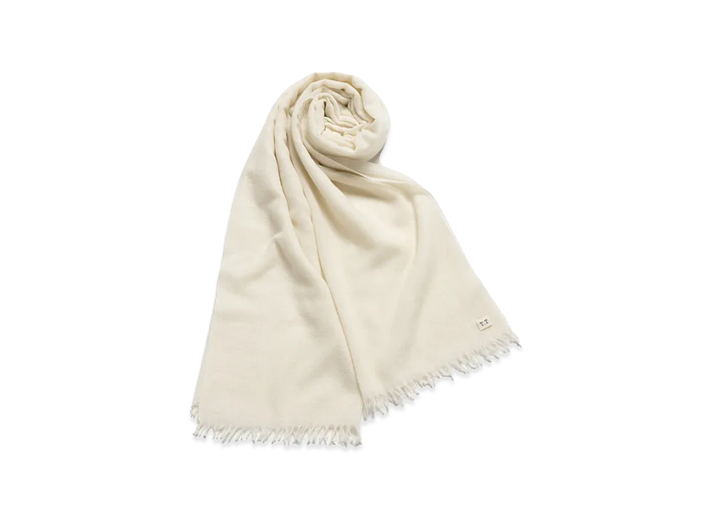 T.T Taiga Takahashi Women's Cashmere Stole "Ivory"