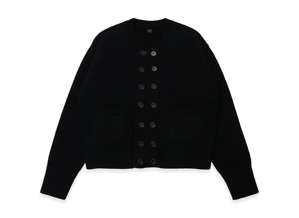 T.T Taiga Takahashi Lot.506 DB Cardigan "Black"
