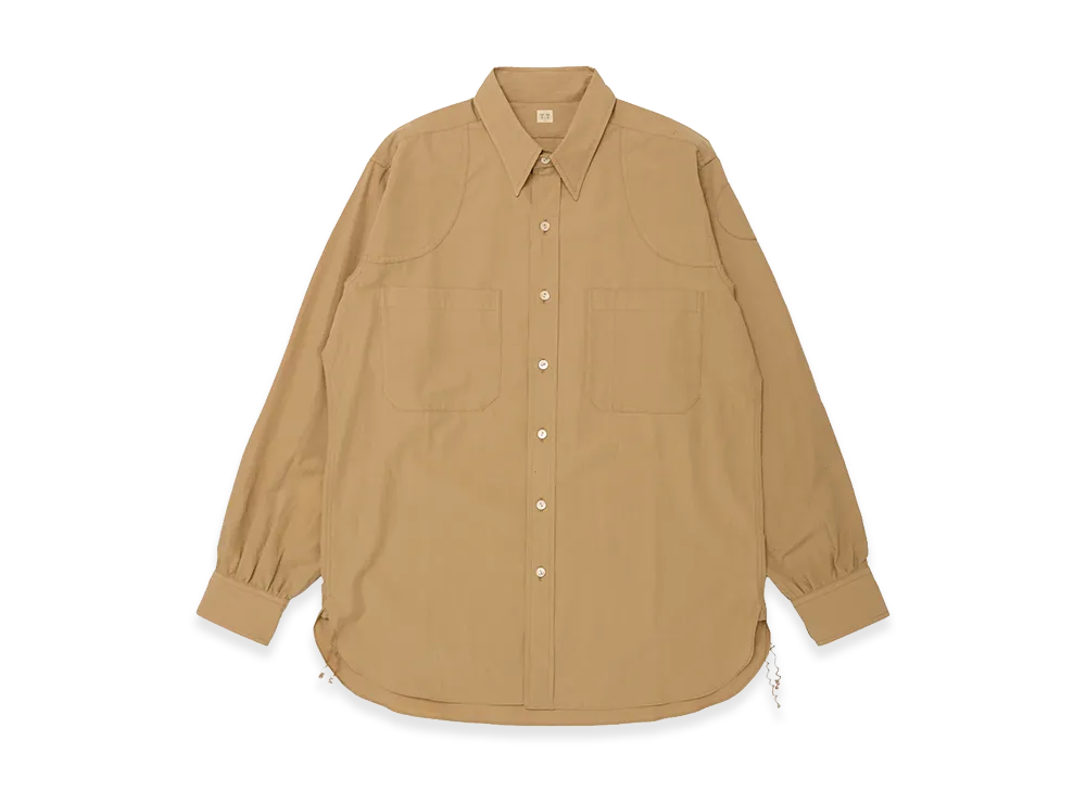 T.T Taiga Takahashi Lot.120 Letter Carrier Shirt "Beige"