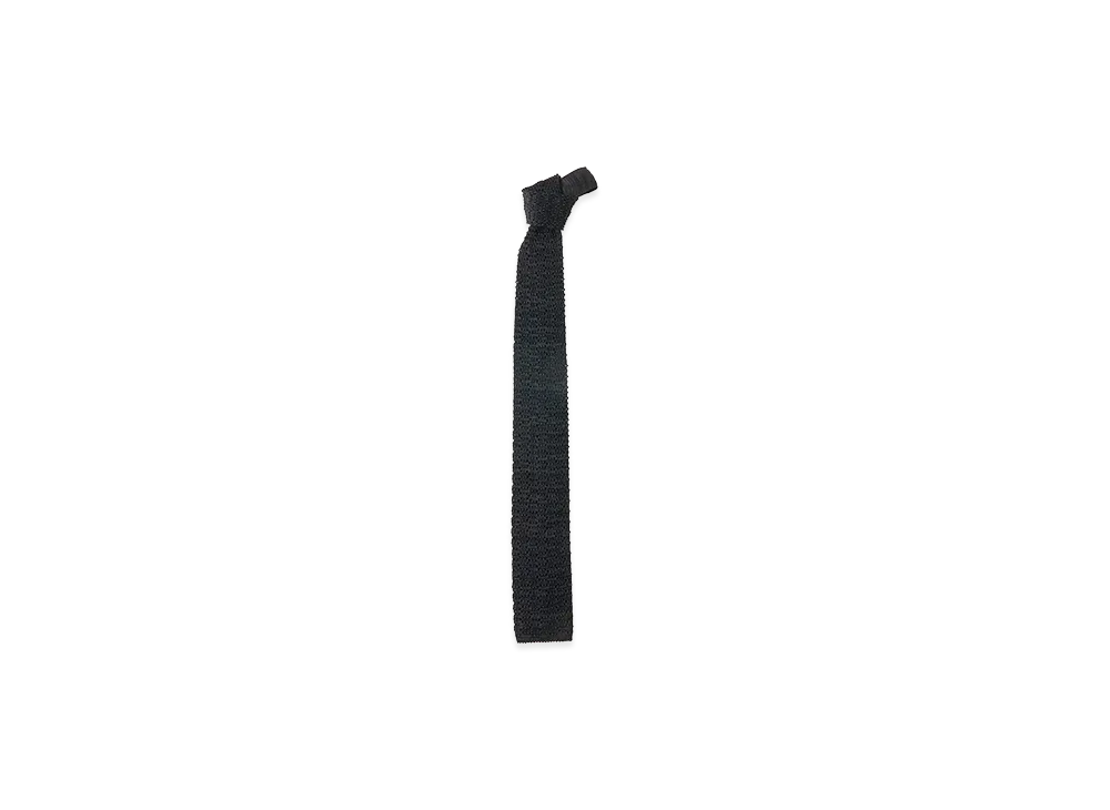 T.T Taiga Takahashi Lot.036 Knit Tie "Black"