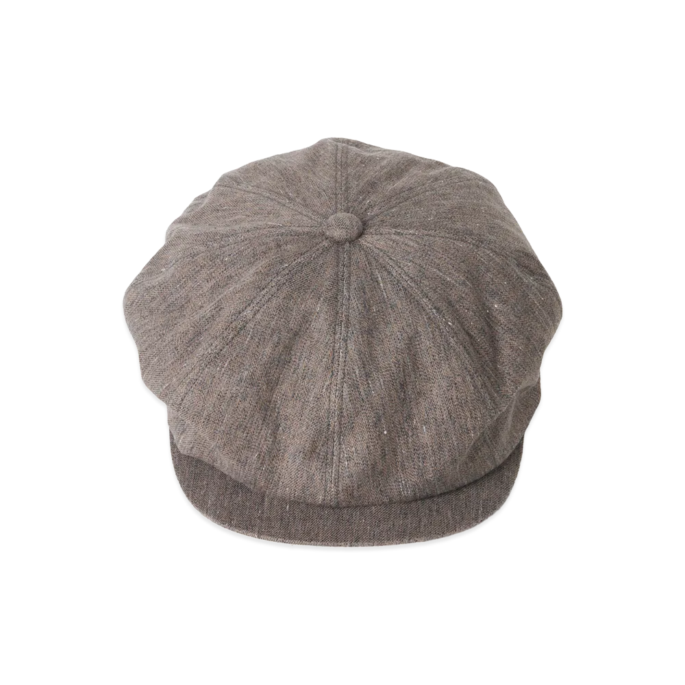 T.T Taiga Takahashi Lot.006 Newsboy Cap "Melange Charcoal"