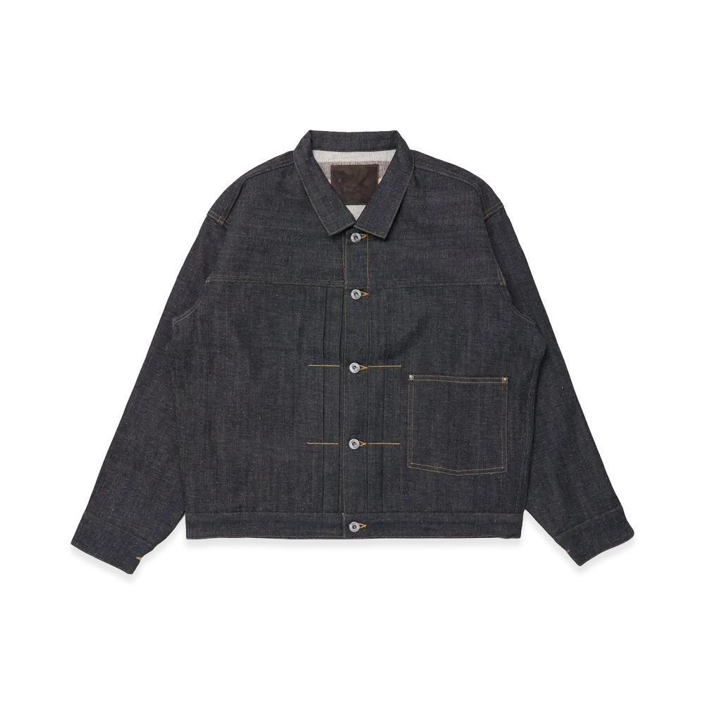 T.T Taiga Takahashi Lot.703 Denim Jacket With Blanket Lining C.1920’S "Raw Indigo"