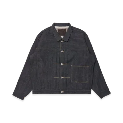 T.T Taiga Takahashi Lot.703 Denim Jacket With Blanket Lining C.1920’S "Raw Indigo"