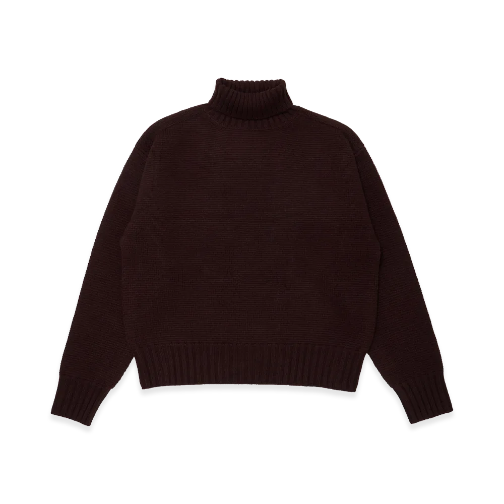 T.T Taiga Takahashi Lot.527 A.R.C Turtleneck Sweater "Brown"