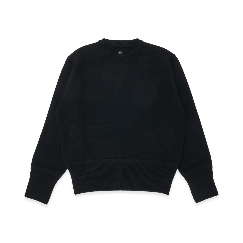 T.T Taiga Takahashi Lot.507 Athletic Crewneck Sweater "Black"
