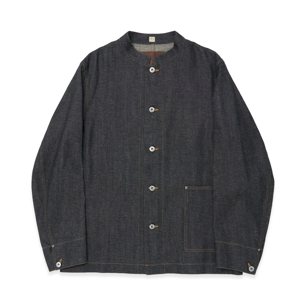 T.T Taiga Takahashi Lot.706 Stand Collar Denim Jacket "Raw Indigo"
