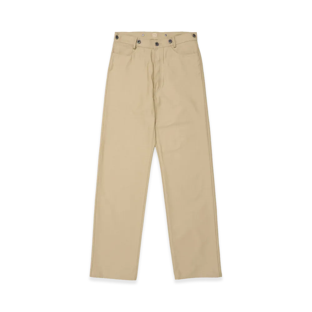 T.T Taiga Takahashi Lot.225 Buckle-Backed Trousers C.1930'S "Beige"