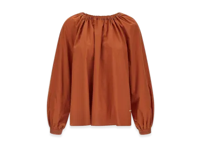 MARNI Women's Boat Neck Blouse "Orange"