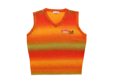 TTT MSW KASURI Knit Vest "Orange"