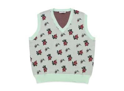TTT MSW Flower Knit Vest "Mint"
