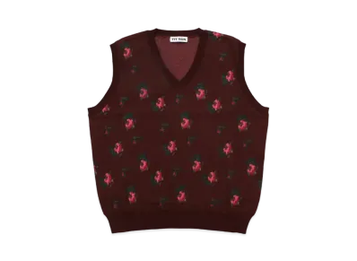 TTT MSW Flower Knit Vest "Brown"