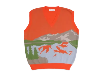 TTT MSW YOSEMITE Knit Vest "Orange"