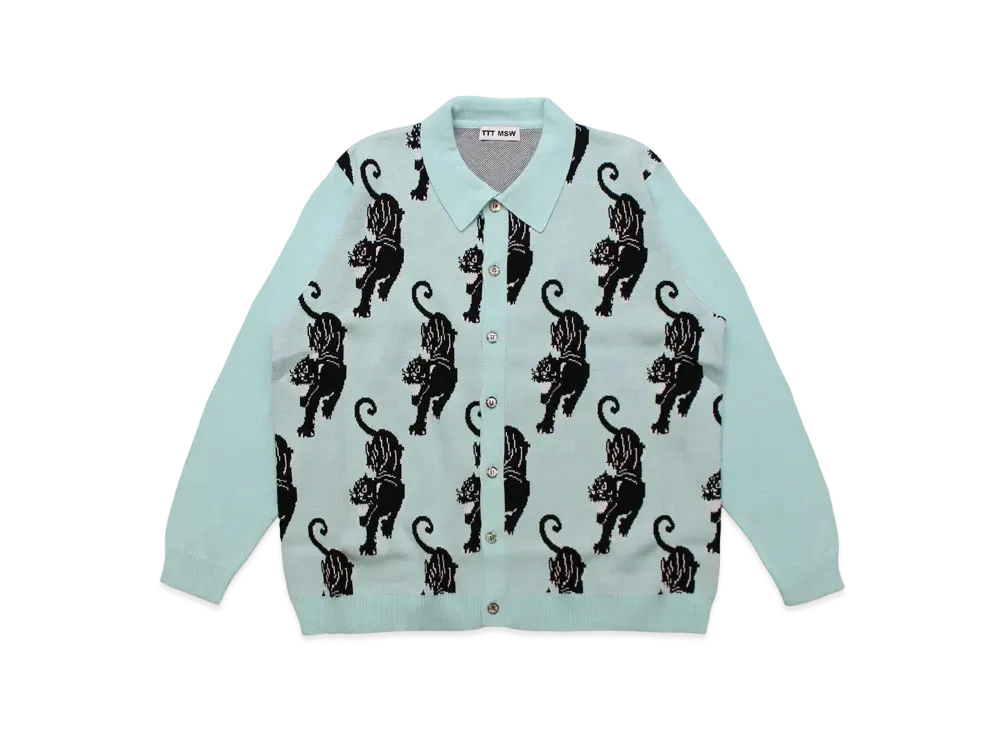 TTT MSW Panther Knit Cardigan "Blue"