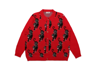TTT MSW Panther Knit Cardigan "Red"