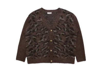 TTT MSW Leopard Knit Cardigan "Brown"