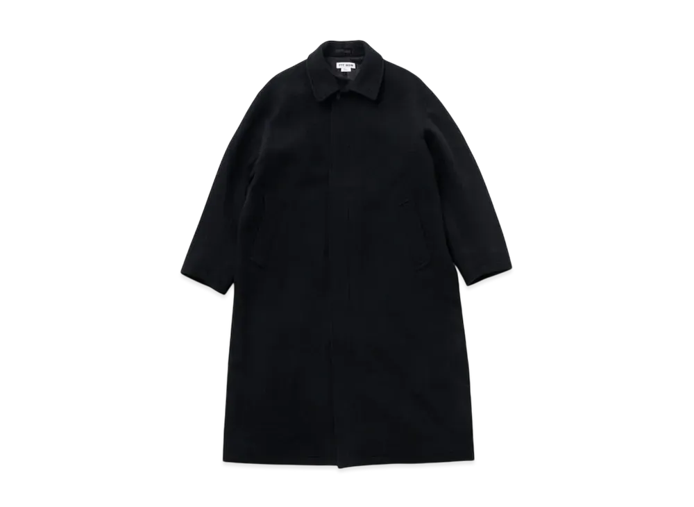 TTT MSW Wool Over Soutien Collar Coat "Black"
