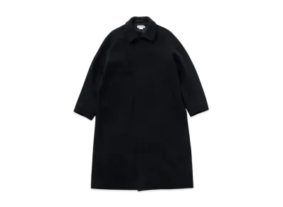TTT MSW Wool Over Soutien Collar Coat "Black"