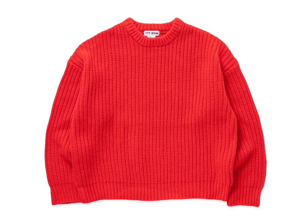 TTT MSW Cashmere Pullover Knit "Red"