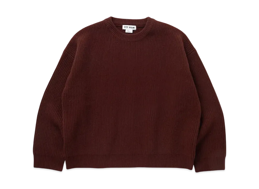 TTT MSW Wool Pullover Knit "Brown"