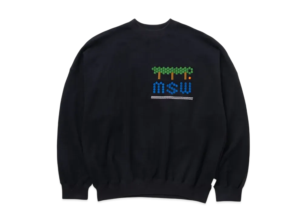 TTT MSW Tree Embroidery Sweat Shirt "Black"