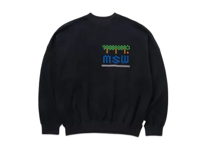 TTT MSW Tree Embroidery Sweat Shirt "Black"