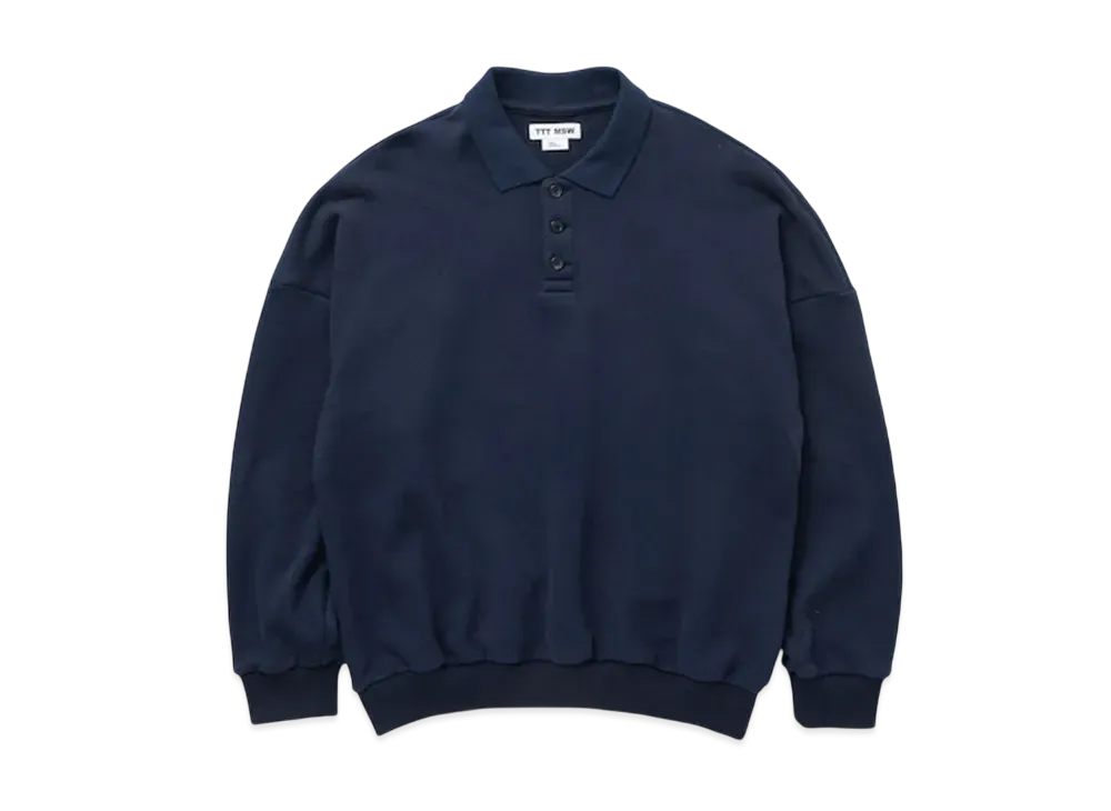 TTT MSW Polo Sweat Shirt "Navy"
