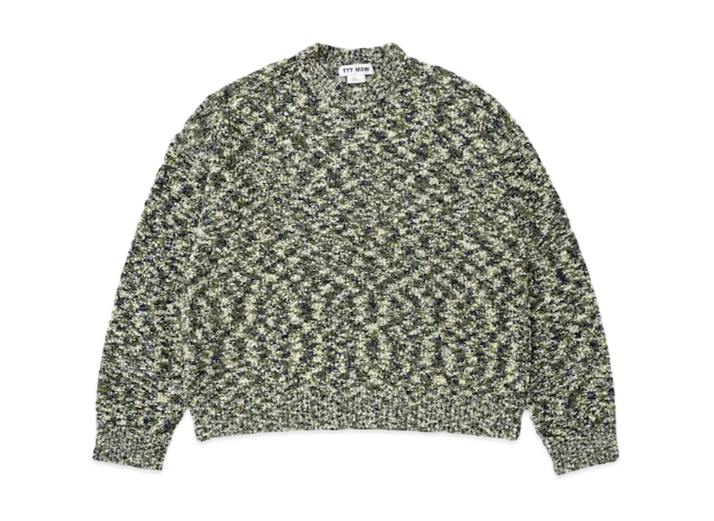 TTT MSW Camouflage Pullover Knit "Green"