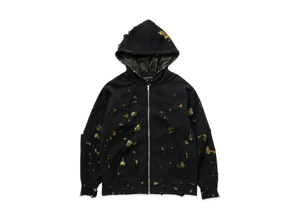 TTT MSW Camouflage Millefeuille Zipup Hoodie "Black"
