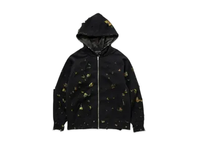 TTT MSW Camouflage Millefeuille Zipup Hoodie "Black"