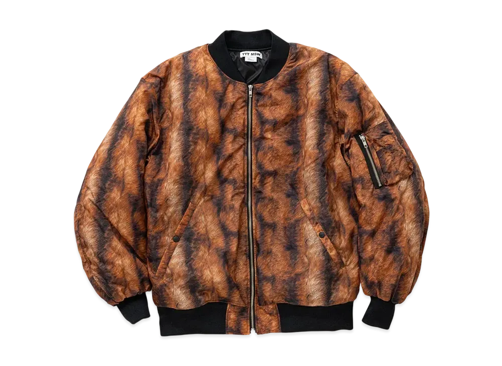 TTT MSW Fur Printed Ma-1 "Brown"