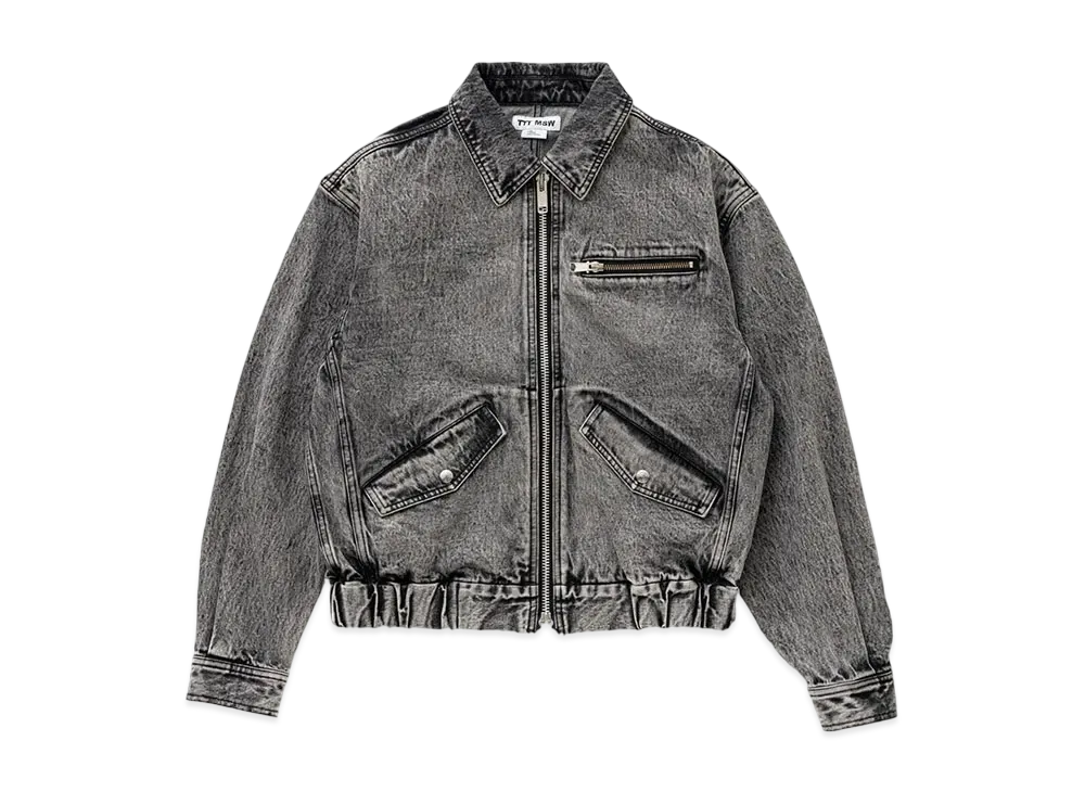 TTT MSW Washed Denim Jacket "Black"