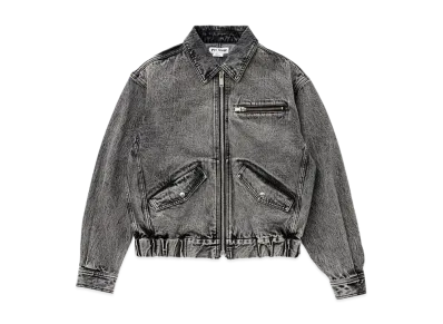 TTT MSW Washed Denim Jacket "Black"