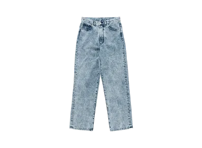 TTT MSW Washed Denim Straight Pants "Indigo"