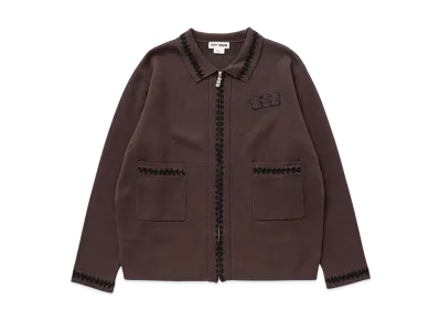 TTT MSW Knit Polo Cardigan "Brown"