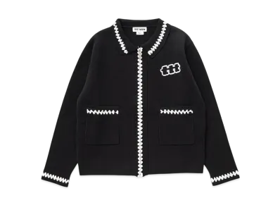 TTT MSW Knit Polo Cardigan "Black"