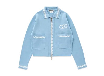 TTT MSW Knit Polo Cardigan "Blue"
