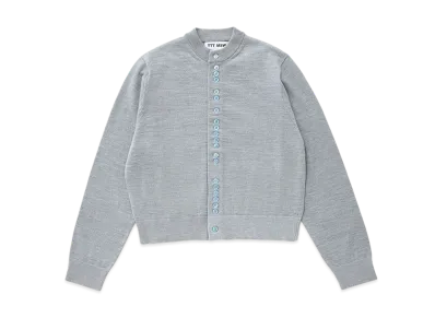 TTT MSW Crew Neck Cardigan "Grey"
