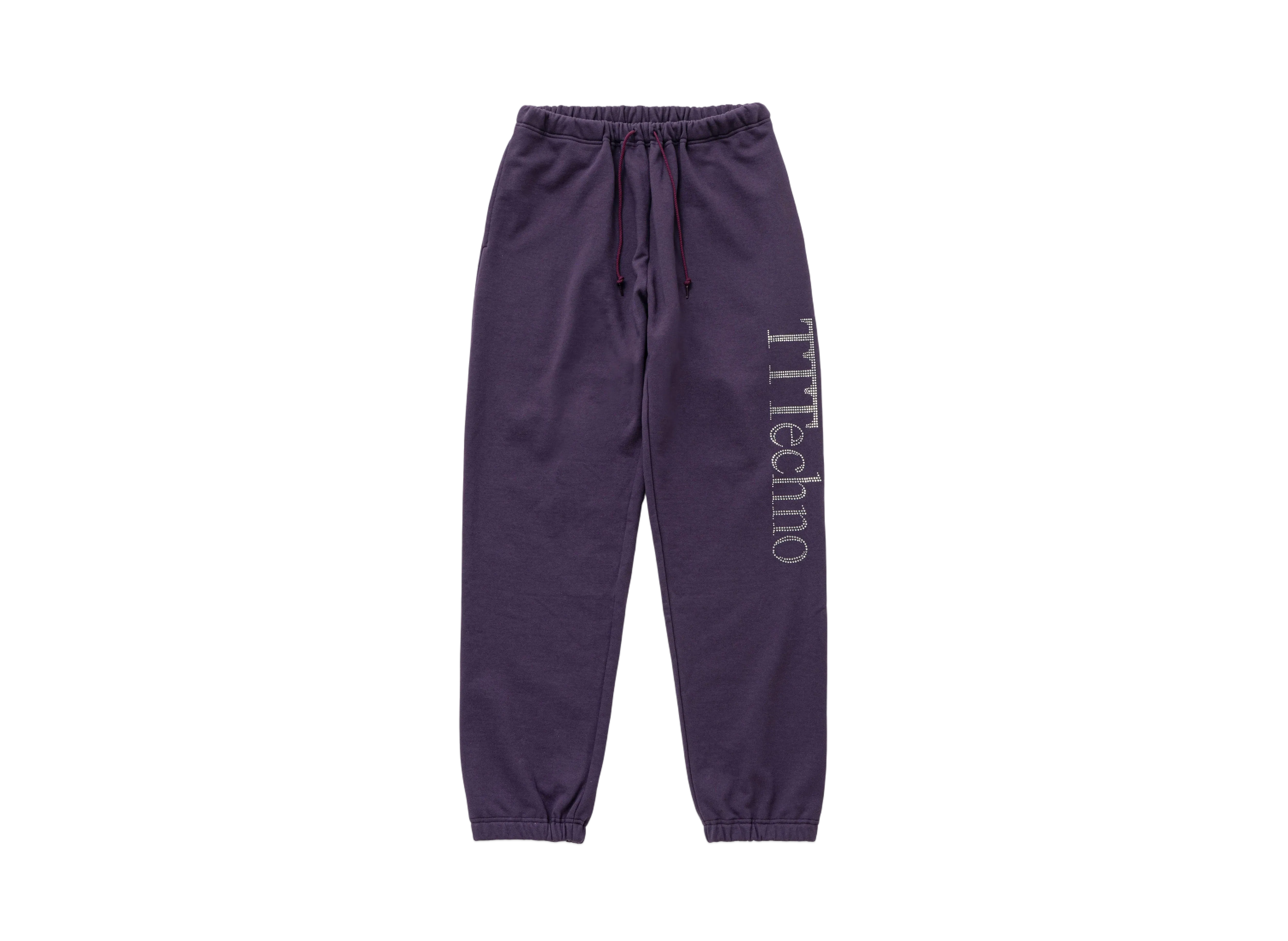 TTT×ICE & TECHNO ロゴフーディ パープル TTT×ICE & TECHNO logo hoodie（PURPLE/rhinestone） | TTTMSW