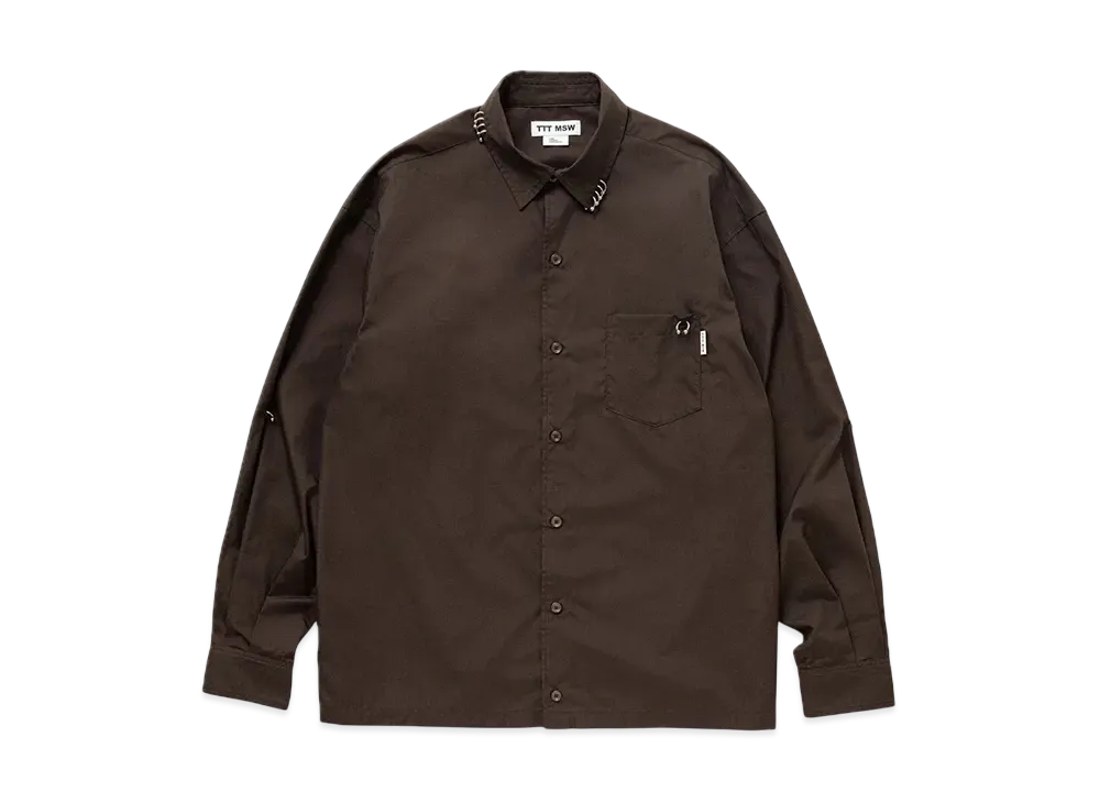 TTT MSW Regular collar shirt w/pierce 