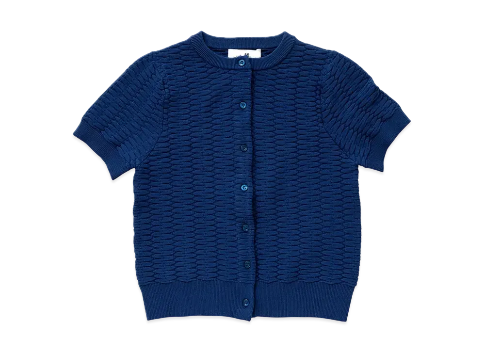 TTT MSW Half sleeve cardigan "Blue"