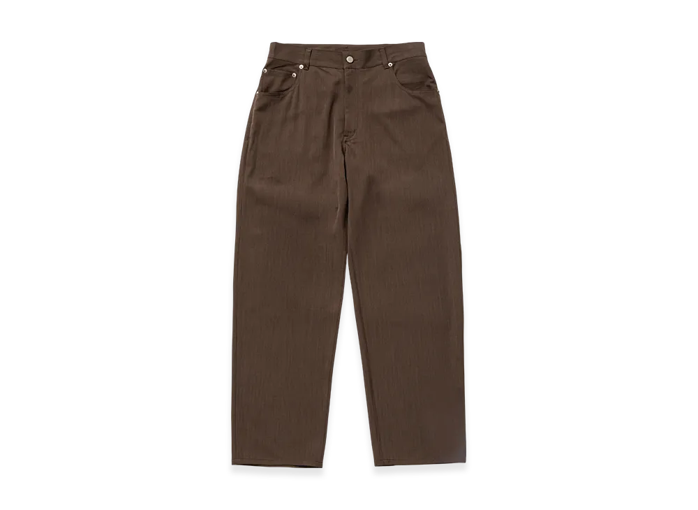 TTTMSW Polyester Wide Slacks "Brown"