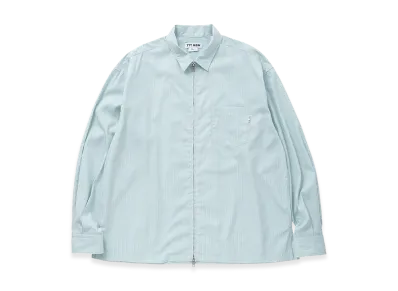 TTTMSW Zip Up Shirt "Green Stripe"