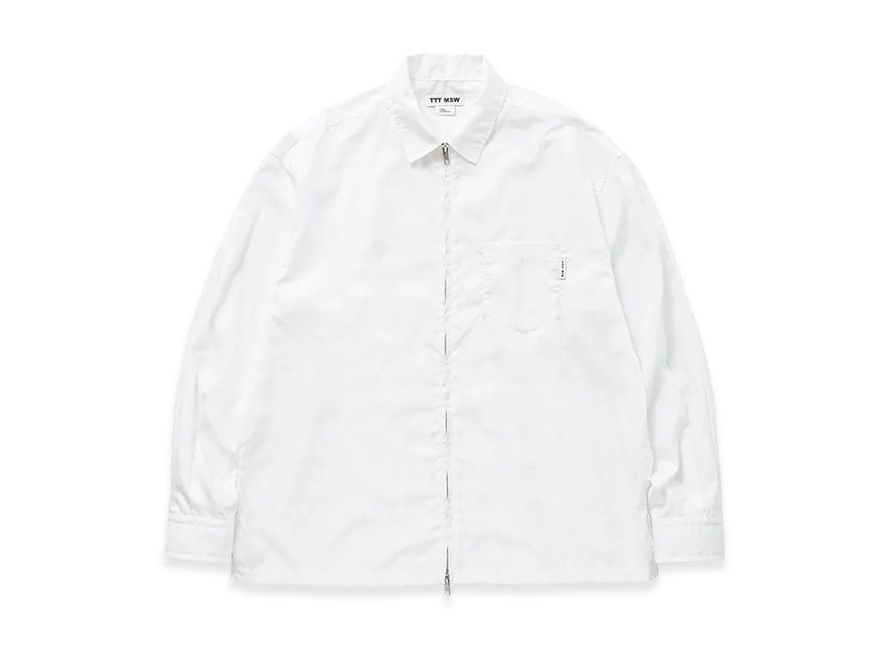 TTTMSW Zip Up Shirt "White"