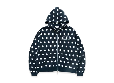 TTTMSW Dot Zip Up Hoodie "Navy"