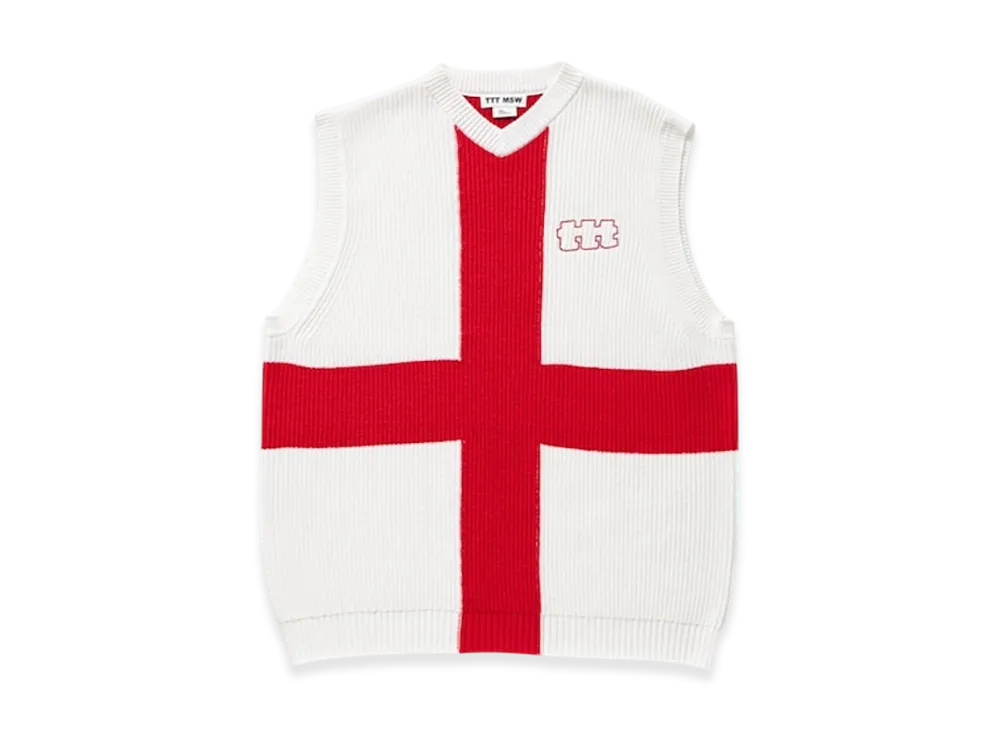 TTTMSW Knit Vest "Red"