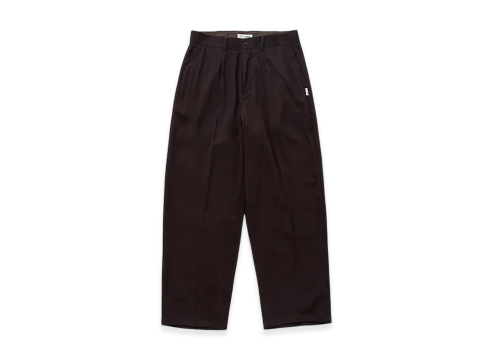 TTTMSW Wool Wide Slacks "Brown"