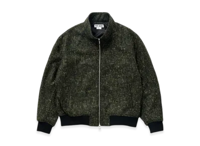 TTTMSW Wool Cashmere Stand Collar Blouson "Green"